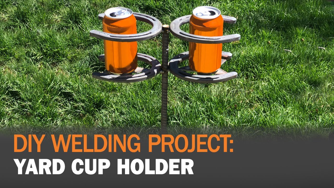 How to Make Horseshoe Yard Cup Holders