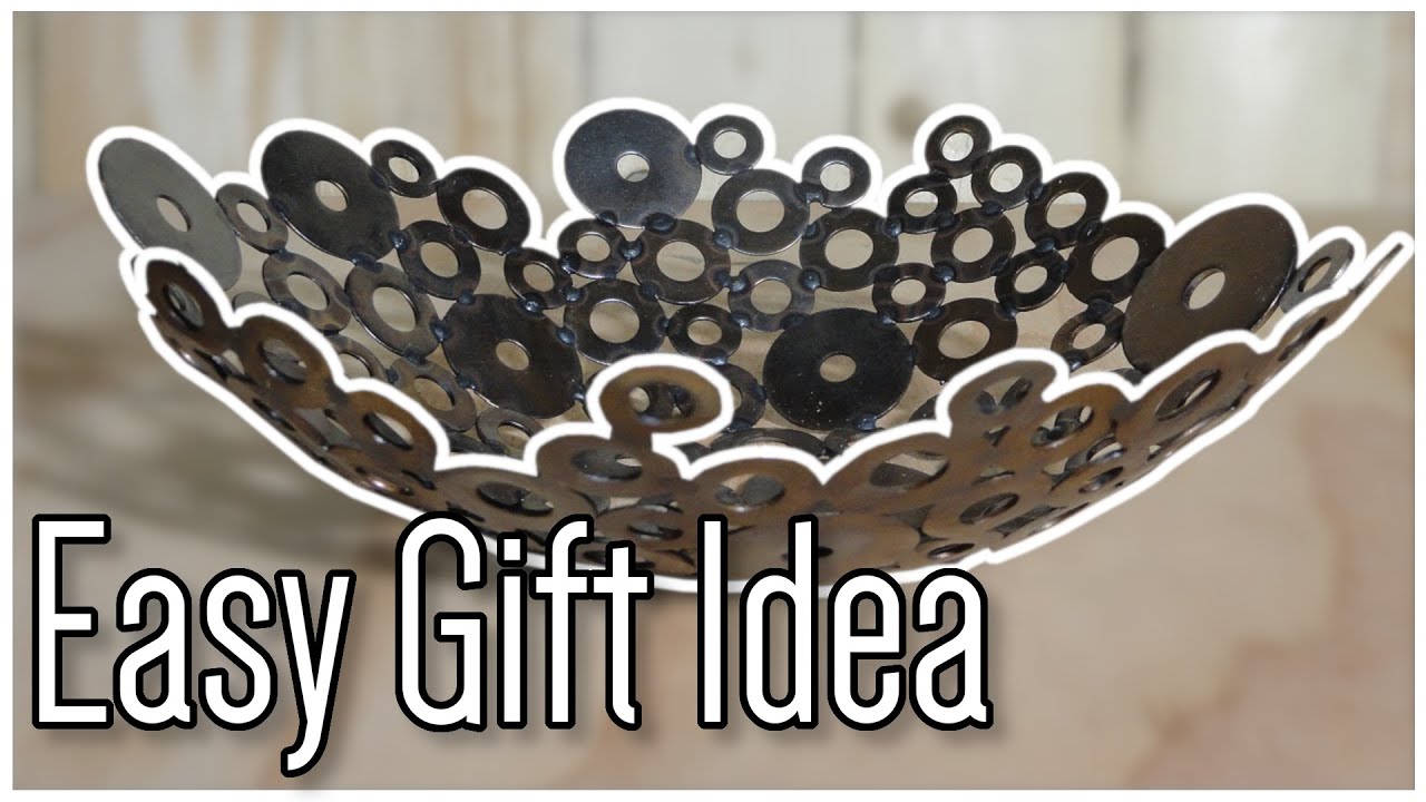 DIY Metal Washer Bowl