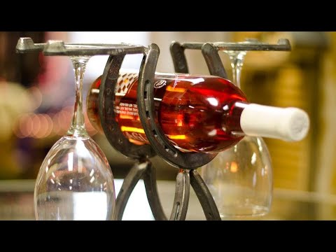 How To Weld A Horseshoe Wine Rack