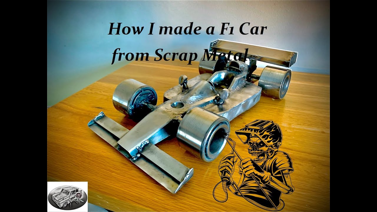 How I Made the Scrap Metal Formula 1/Indy car. (Timelapse)
