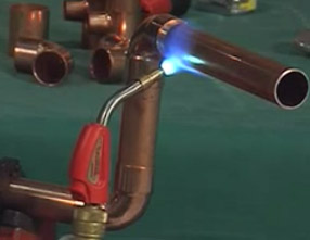 Brazing Copper Pipe