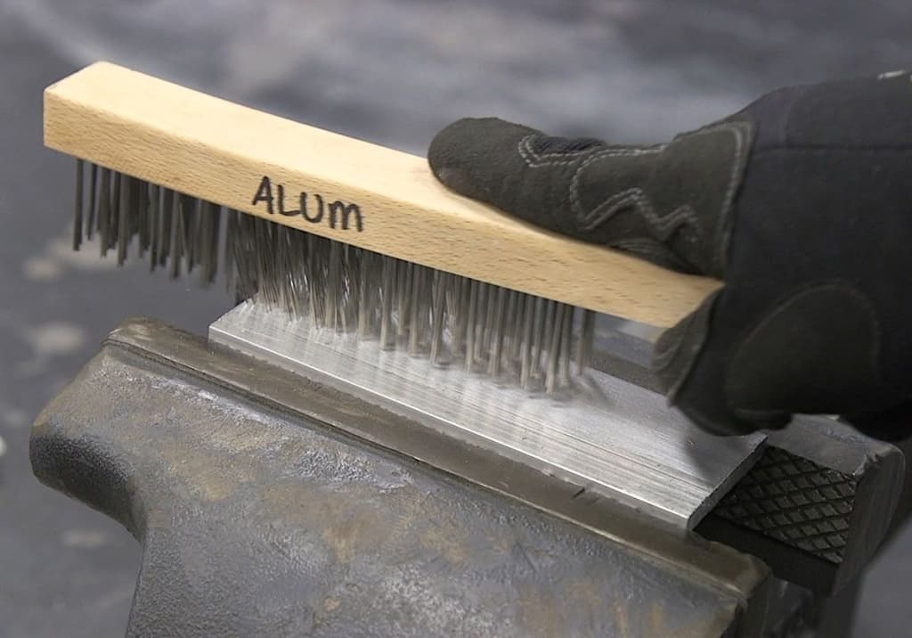 brushing aluminum
