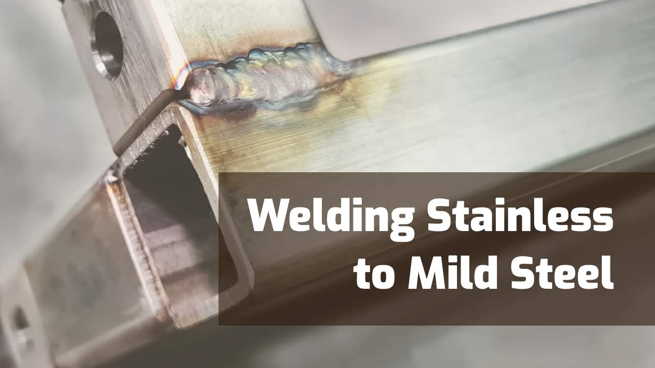 can you weld stainless to mild steel