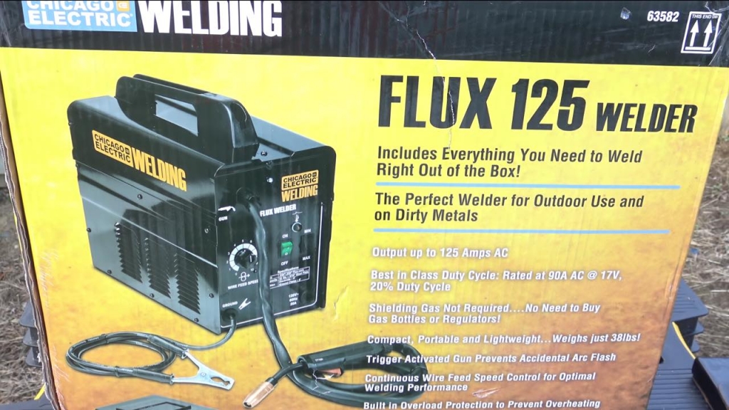 chicago electric flux 125 box