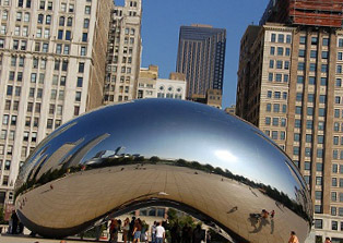 cloud gate sculpture