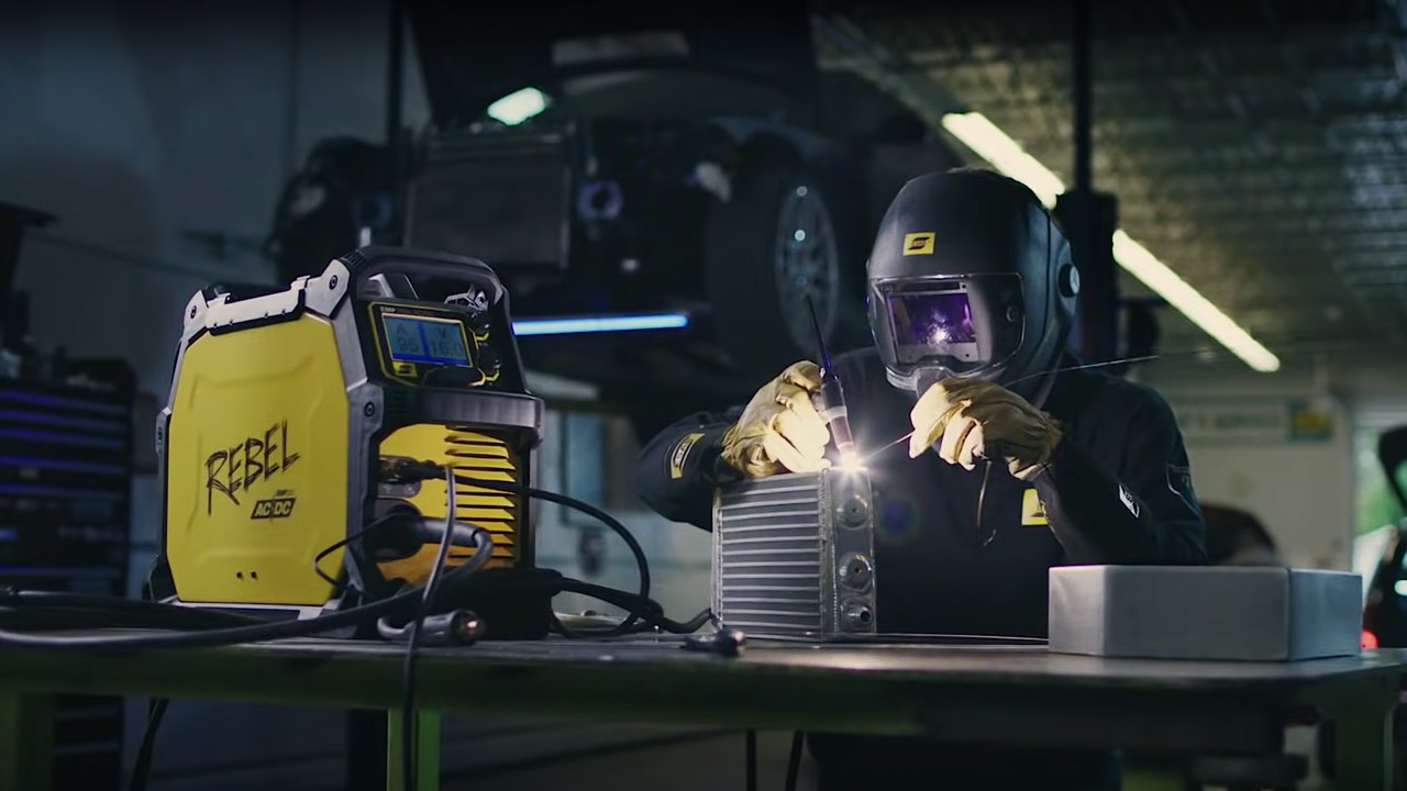 esab rebel 205ic tig welding