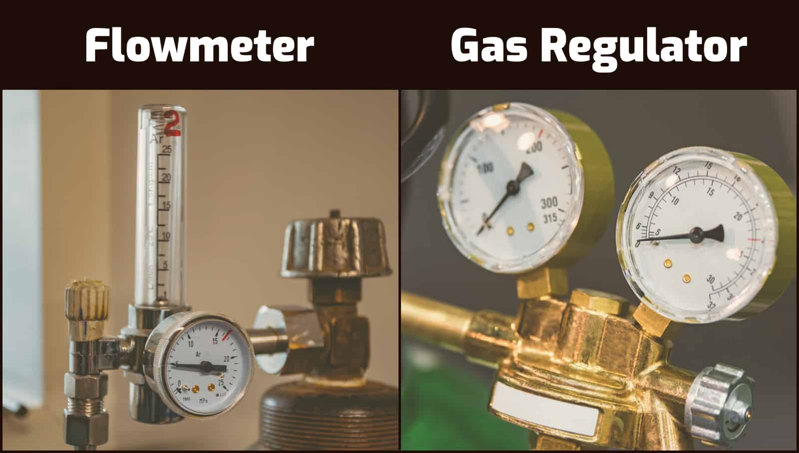 flowmeter vs gas regulator
