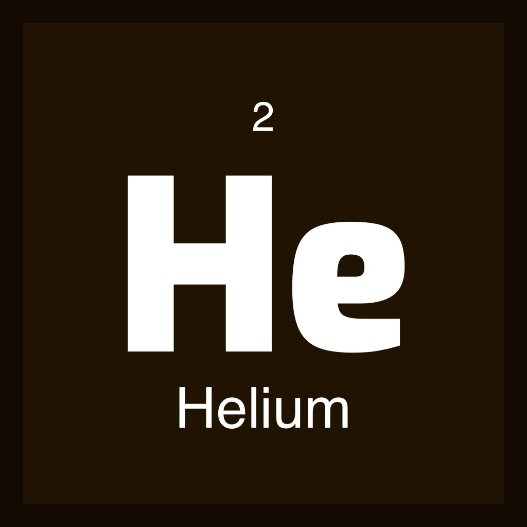 helium symbol welding gas