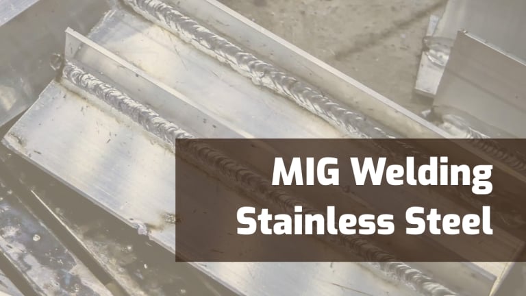 how to mig weld stainless steel