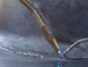 Example of Lead Welding 