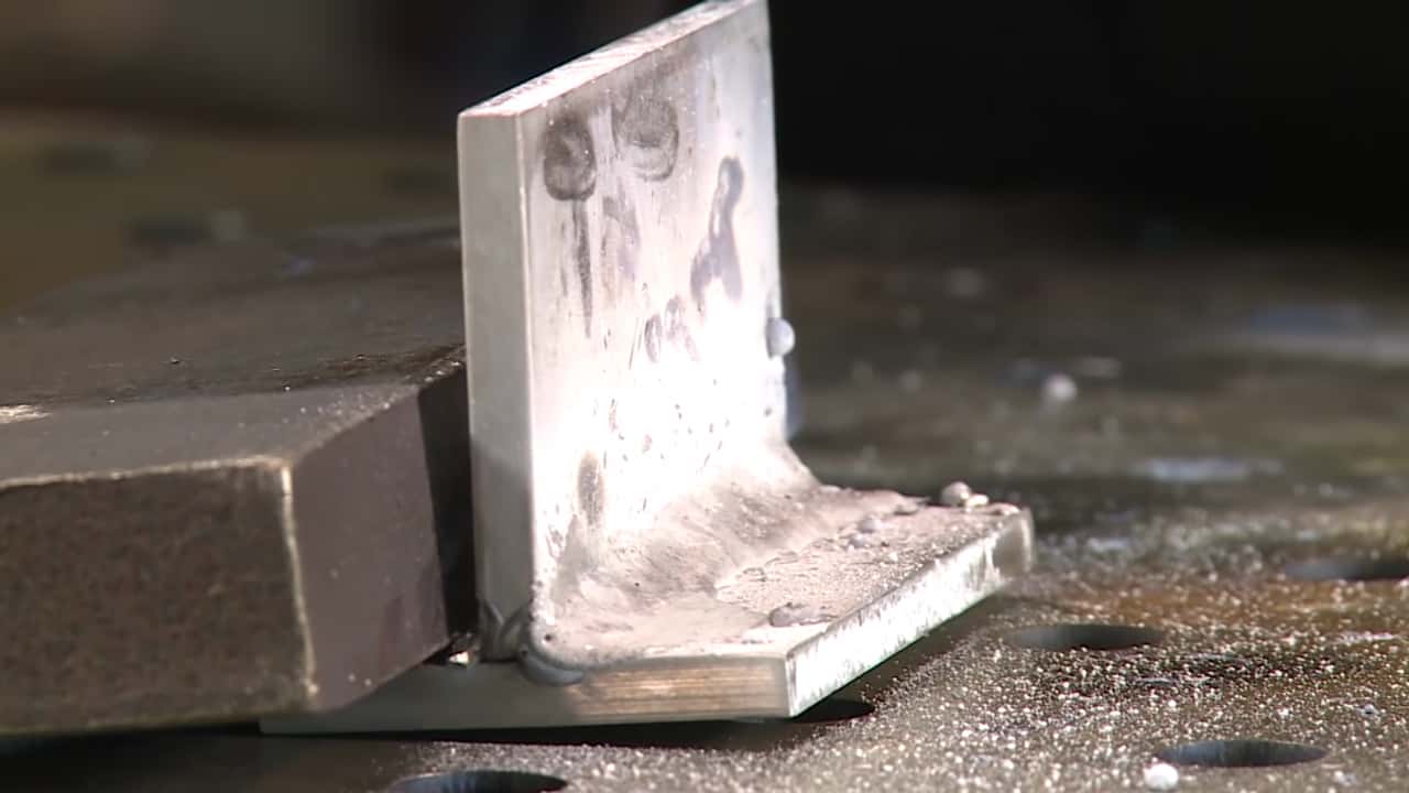 rough aluminum stick welding aluminum appearance 
