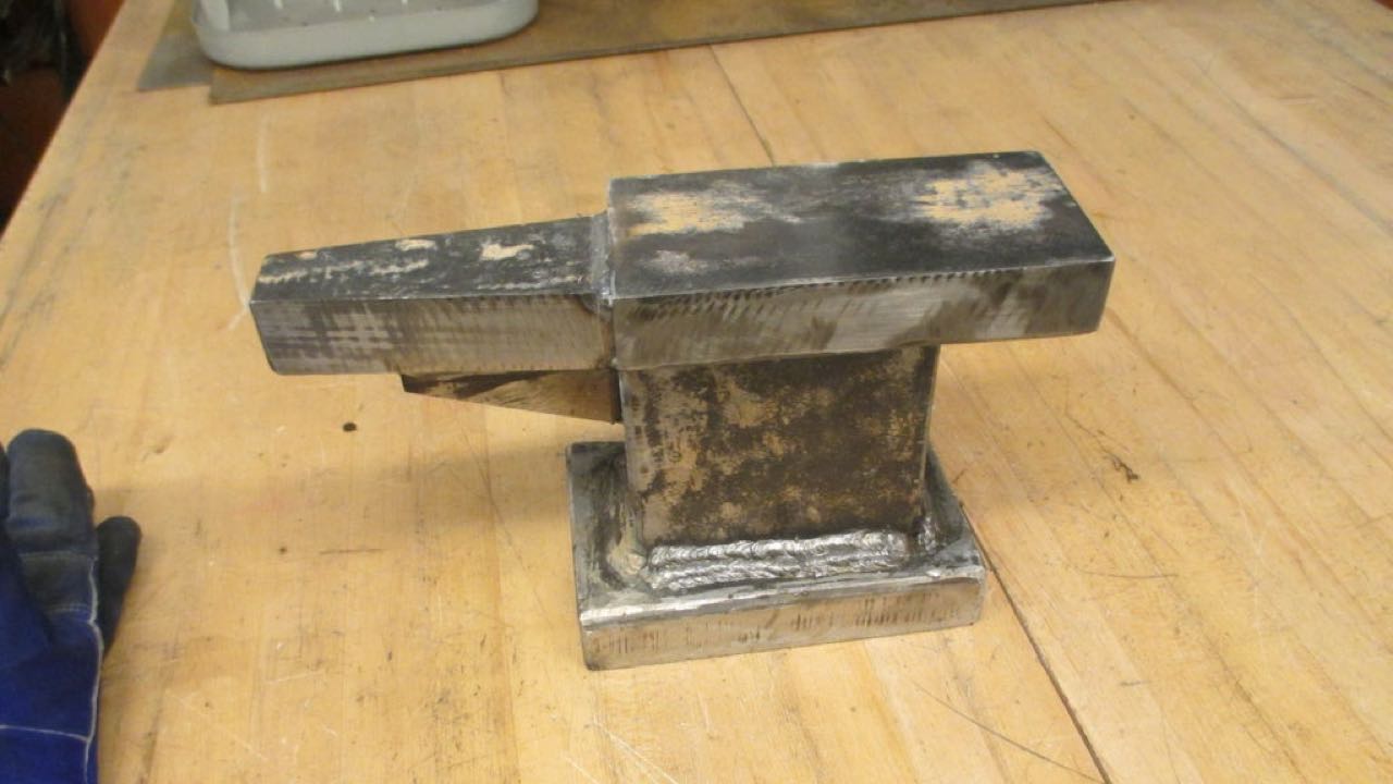 scrap anvil welding project