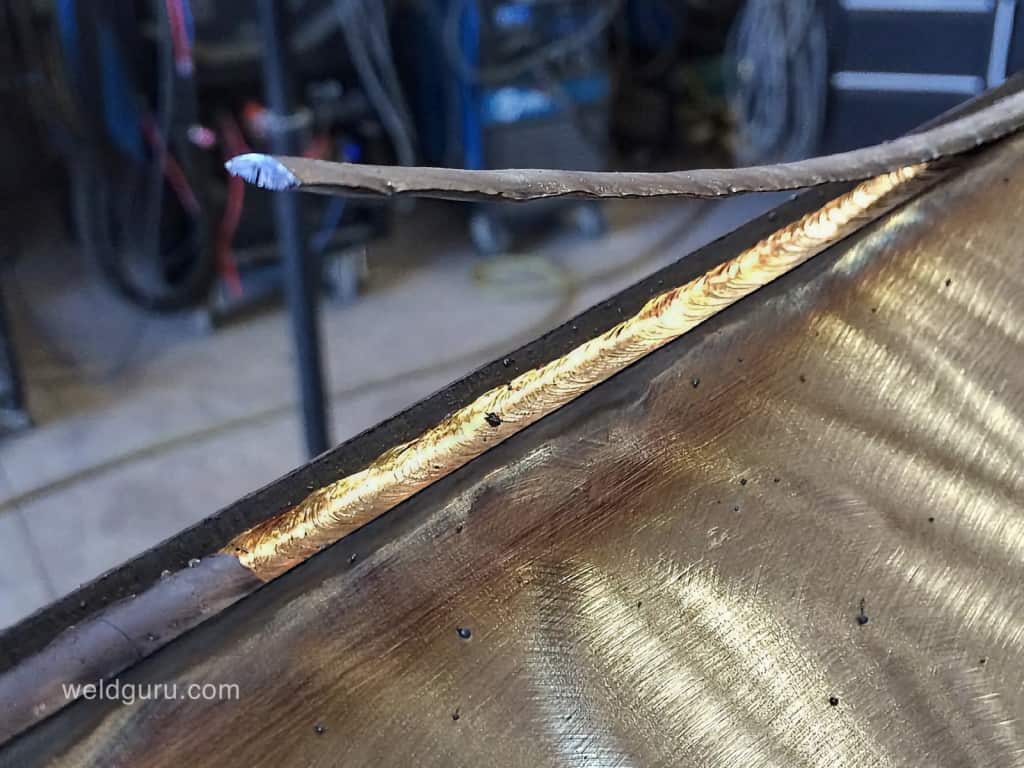 smaw stick welding stainless steel example