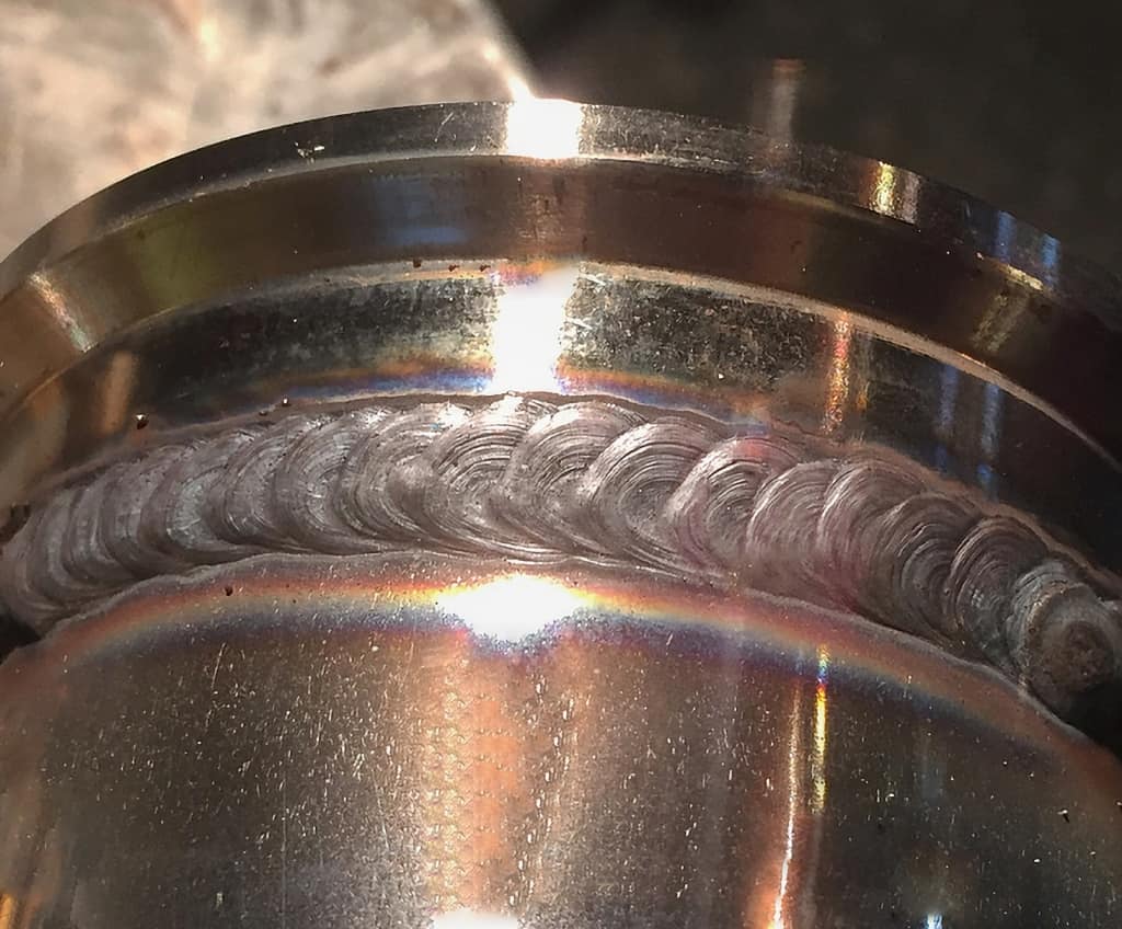 example of stainless steel mig weld