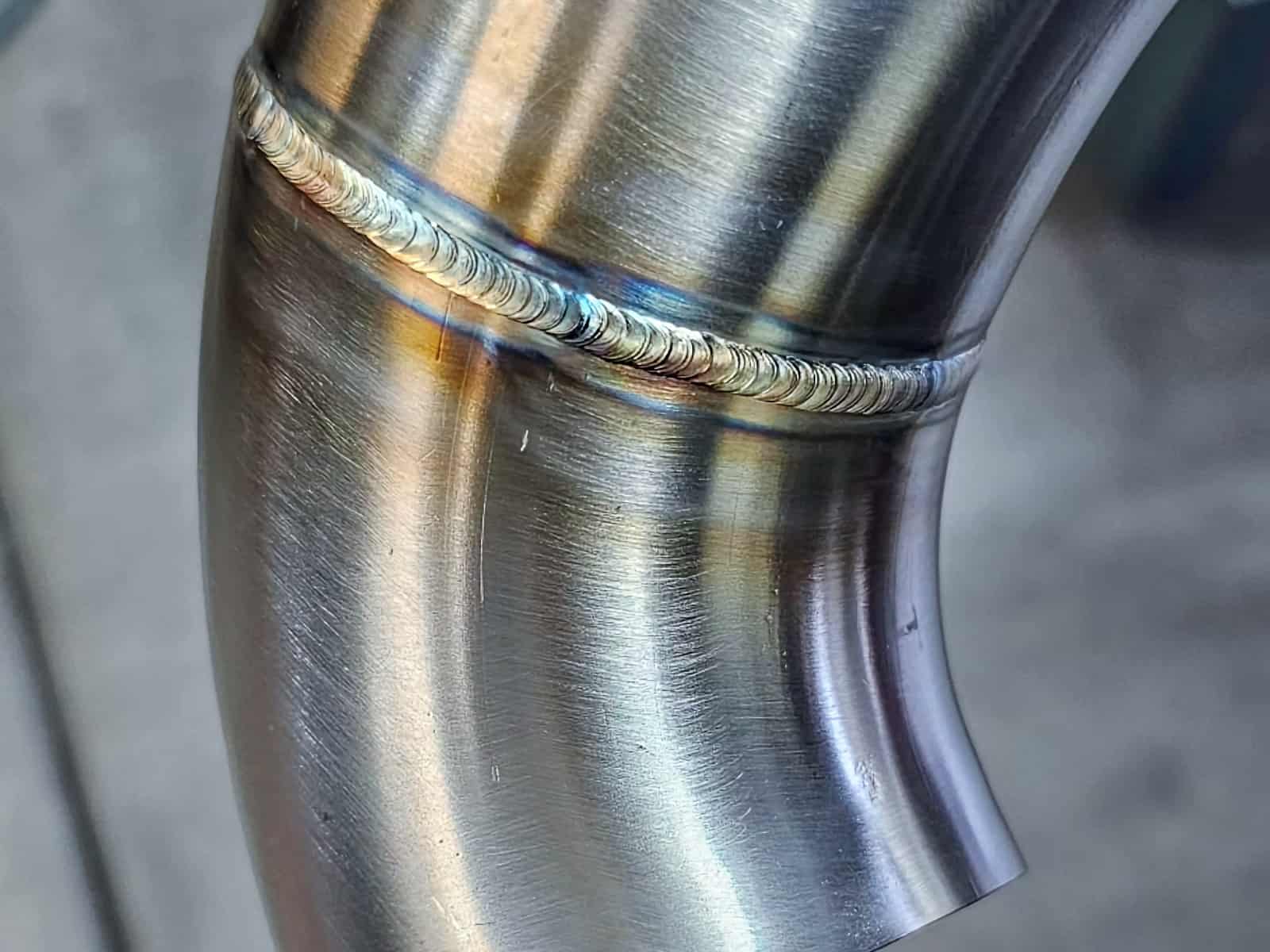tig welded stainless pipe
