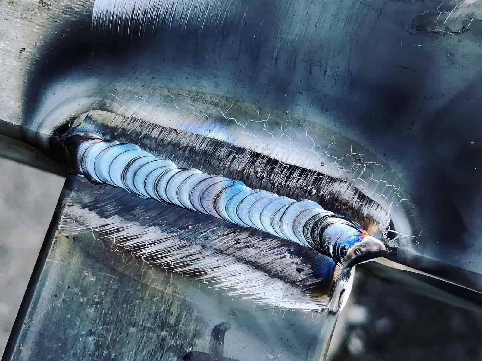 tig weled galvanized steel