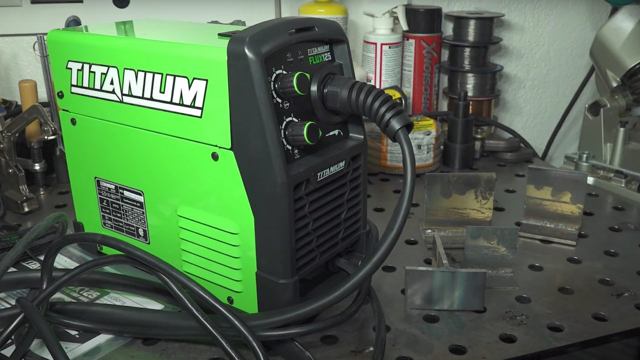 titanium flux core 125 welder