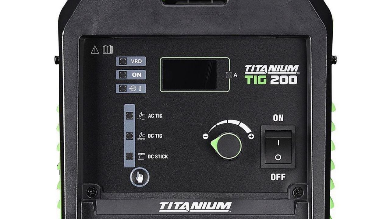 titanium tig 200 front panel