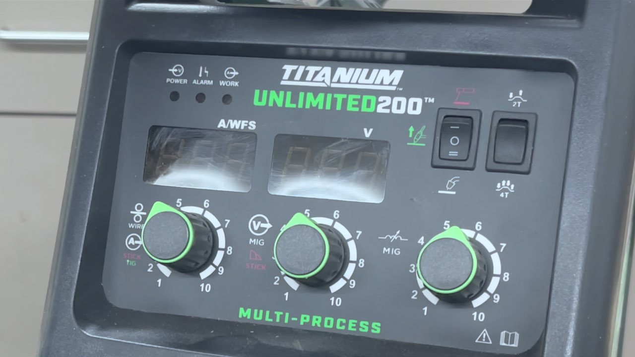 titanium unlimited 200 front panel