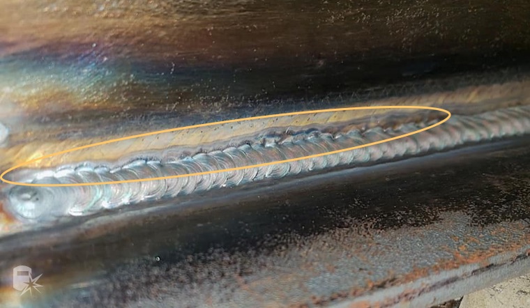 undercut in a weld