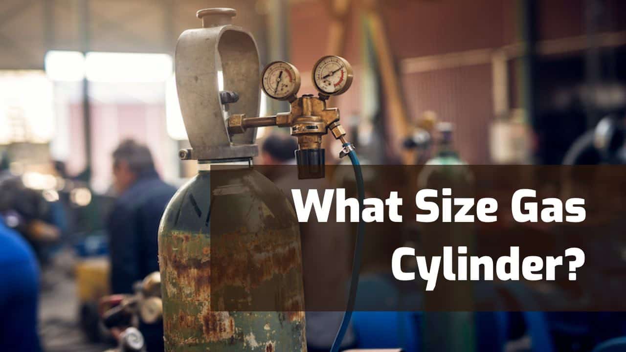 what size gas cylinder for welding