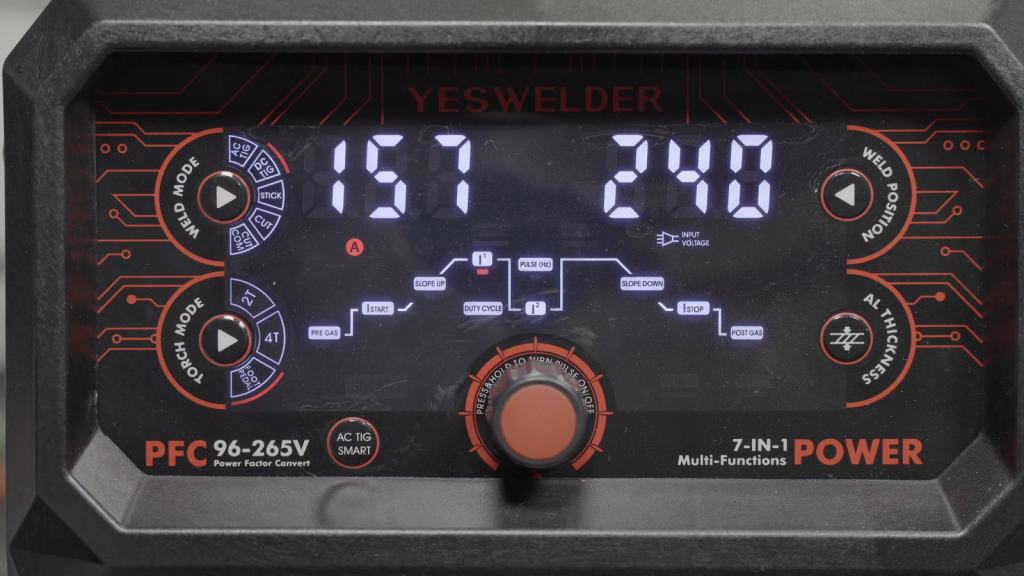 yeswelder ct2050 digital screen display