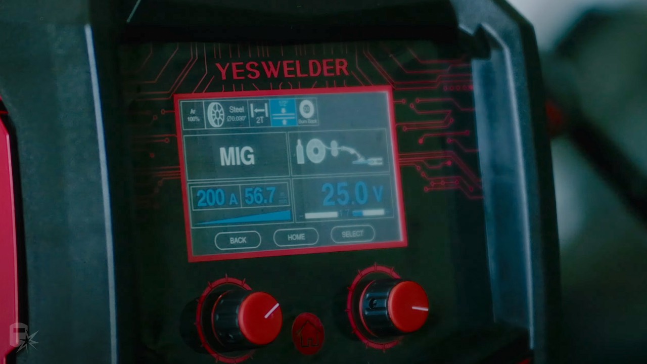 yeswelder mp200 settings lcd screen